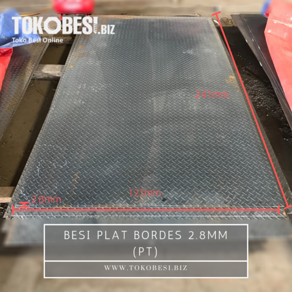 Besi Plat Bordes 2.8mm (pt)